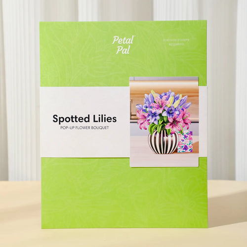 Spotted Lilies Pop-Up Bouquet